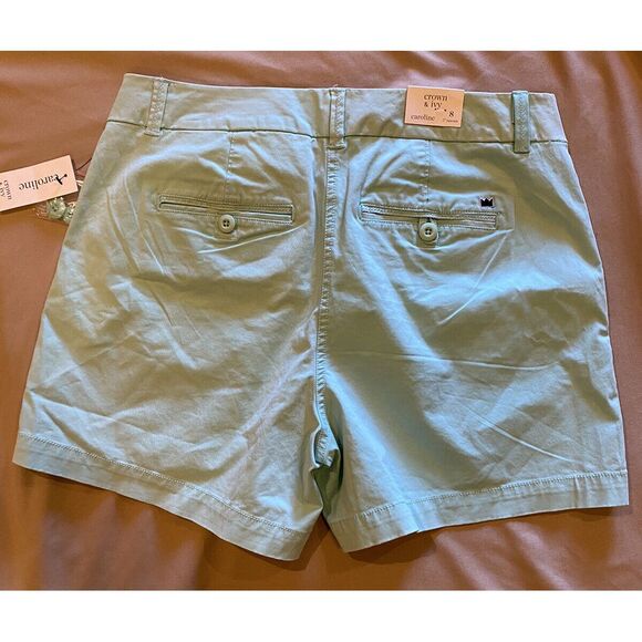 CROWN & IVY Womens Caroline Shorts Size 8 NWT - Picture 3 of 10
